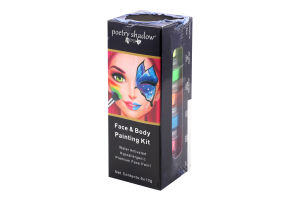 Аквагрим 6кольорів+пензлик д/макіяжу Solar