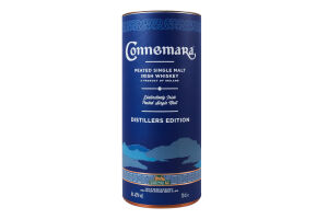 Віскі 0.7л 43% односолодове Distillers edition Connemara тубус