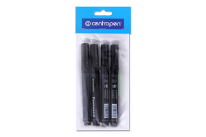 CENTROPEN МАРК PERMANEN 8576 4ШТ ЧОРНИЙ