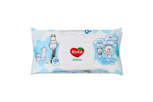 Серветки вологі дитячі Selecta Ruta 120шт
