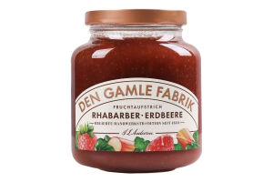 Джем Den Gamle Fabrik з ревеню та полуниці