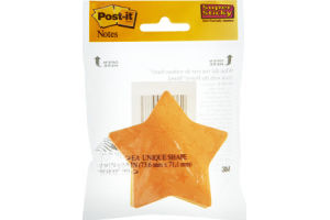 Post-it Star Super Sticky Notes - 2 PK