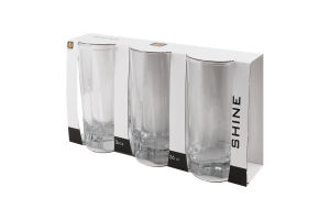 Набор стаканов 360мл №91706-SL3B12 Shine Uniglass 3шт