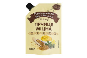 Горчица Крепкая Національні українські традиції д/п 140г
