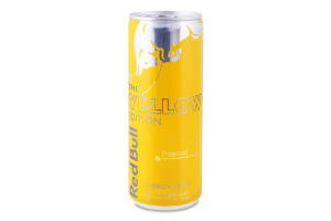 Напій енергетичний безалкогольний сильногазований Tropical The Yellow Edition Red Bull з/б 250мл