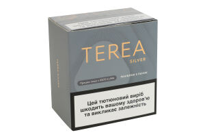 Виріб тютюновмісний для електричного нагрівання з фільтром Terea Silver 100шт