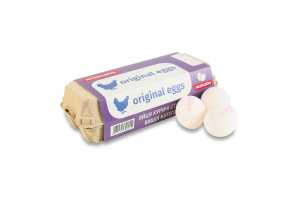 Яйца куриные столовые L C0 Original eggs Ясенсвіт к/у 10шт