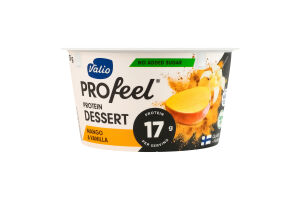 Сыр мягкий протеиновый без лактозы со вкусом манго и ванили Valio PROfeel ст 175г