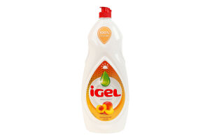 Засіб для миття посуду White peach Igel 900мл