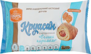 Круасан з наповнювачем Солона карамель Рум'янець м/у 65г