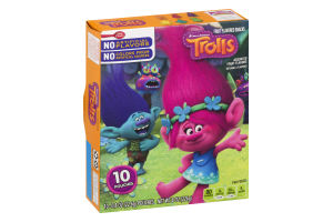 Betty Crocker DreamWorks Trolls Fruit Flavored Snacks Assorted Fruit Flavors - 10 CT