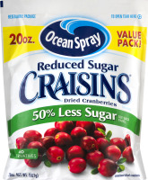 Ocean Spray Reduced Sugar Craisins Dried Cranberries