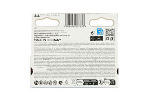 Елемент живлення лужний AA 1.5V LR6 Longlife Varta 10шт