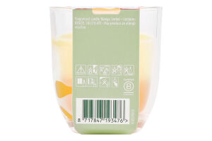 Свічка Bolsius Сорбет з манго аром у склі 80/70мм