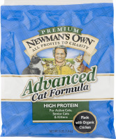 Newman's Own Premium Advanced Cat Formula Organic Chicken