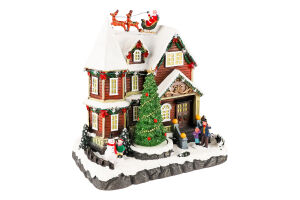 Прикраса декоративна LED Засніжений будинок 884776