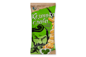 Арахіс смажений солоний зі смаком васабі Козацька слава м/у 50г