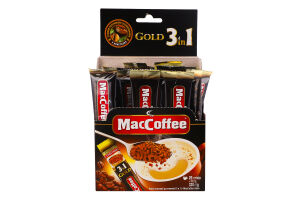 Напій кавовий розчинний 3в1 Gold MacCoffee м/у 16г