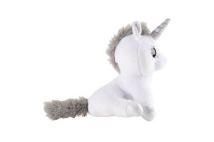 Іграшка м'яка Orbys Єдиноріг сріблястий 18*9*18см