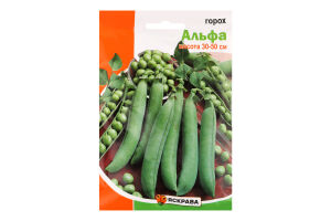 Насіння Горох Альфа 50г Яскрава