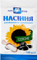 Семечки подсолнечника жаренные солёные Euro Group м/у 100г
