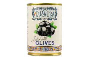 Оливки Talavera чорні без кісточки з/б
