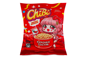 Вермішель швидкого приготування гостра зі смаком курки ChiBi м/у 60г