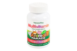 Добавка дієтична таблетки жувальні у формі тварин Multivitamin Animal parade NaturesPlus 90шт