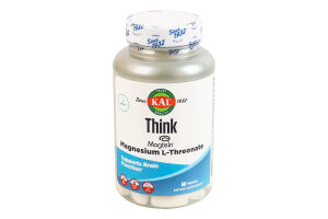 Добавка дієтична таблетки Магній L-треонат Think KAL 60шт