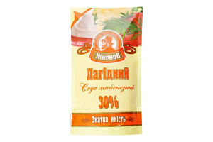 Соус майонезний Лагідний 30% 180г д/п ЖирноВ