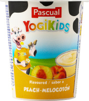 Йогурт з смаком персика 1,5% 120г стакан Pascual
