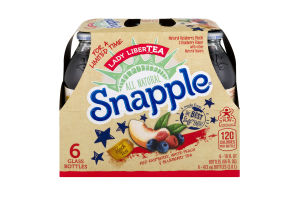 Snapple Juice Drink Lady LiberTEA - 6 CT