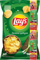 Чипсы картофельные Зеленый лук Lay's м/у 120г