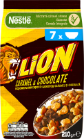 Завтрак сухой с витаминами и минеральными веществами Карамель и шоколад Lion м/у 210г