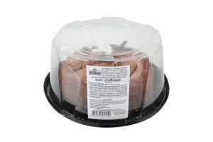 Торт бисквитный с кремом и начинками Ромовый Сумська Паляниця п/у 0.6кг