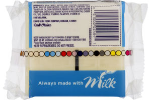 Kraft Singles Cheese Slices White American 2% Milk - 16 CT