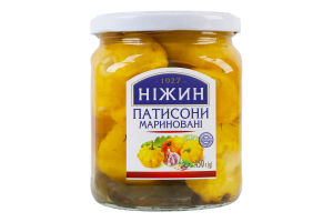 Патисони мариновані пастеризовані Ніжин с/б 450г
