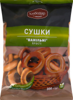 Сушки Ванільні прості Хлібодар м/у 300г