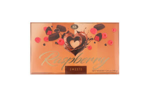 Цукерки Распберрі 200г Бісквіт-шоколад