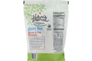 Nature's Promise Organic Gluten Free Granola Fruit & Nut