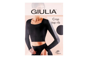 Футболка жіноча Giulia Crop top Rib emerald