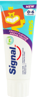 Паста зубная для детей 0-6лет с фруктовым ароматом Kids Signal 75мл