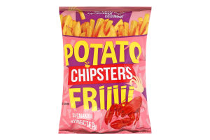 Соломка картофельная соленая с сахаром и подсластителем Лобстер Chipster's м/у 70г