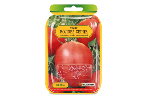 Насіння Томат Волове серце інкрустоване 60-90шт Яскрава