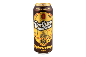 Пиво Berliner Geschichte 0,5л з/б Hef/dunkel тем 5,2%И496