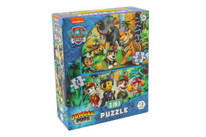 Пазл Paw Patrol 2в1 Пригоди в джунглях 60елементів DoDo
