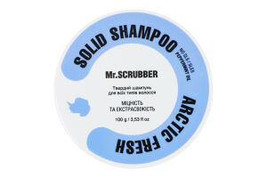 Шампунь для всіх типів волосся твердий Arctic fresh Mr.Scrubber 100г