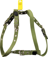 Шлея д/середніх порід собак з бавовняної стрічки 25мм А47-72см В68-80см 0637 Коллар