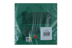 Серветки паперові 3-х шарові темно-зелені 325х325мм Golden line Ruta 20шт