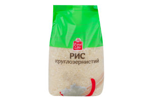 Рис шлифованный круглозернистый Fine Life м/у 800г